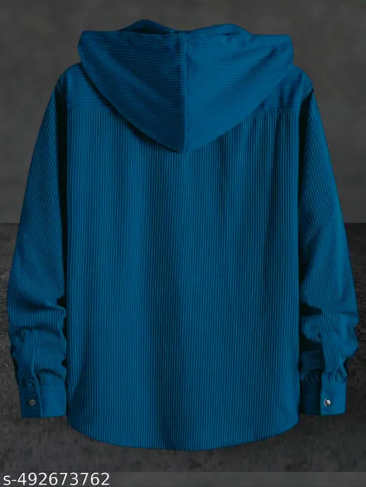 TRYTHIS Cotton Color Block Half Sleeves Hoodie Neck Mens T-Shirt - Image 2