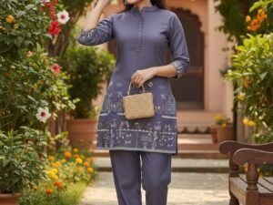 Trendy Womens Kurta Pant Set