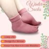 Fleece Calf Length Winter Socks for Girls