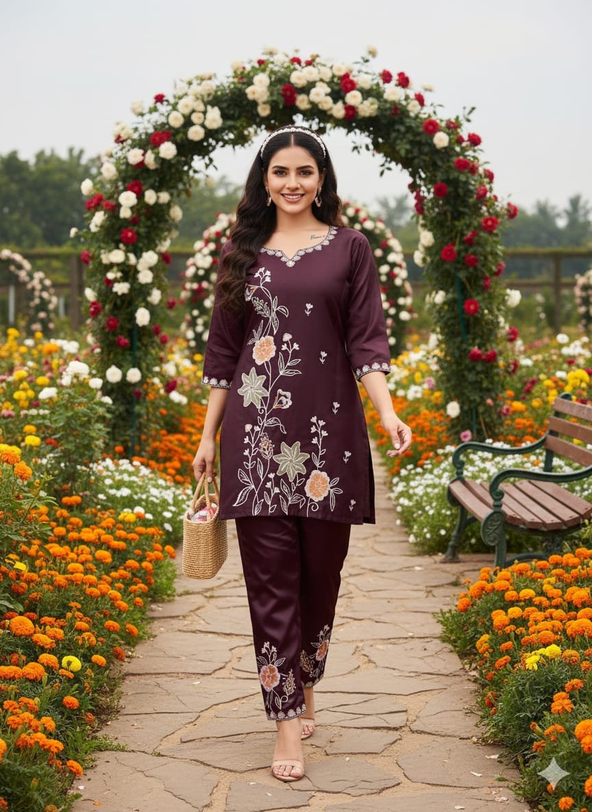 Women’s Cotton Kurta Pant Set & Comfortable Wear - Image 3