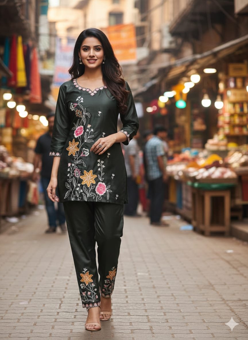 Women’s Cotton Kurta Pant Set & Comfortable Wear - Image 2