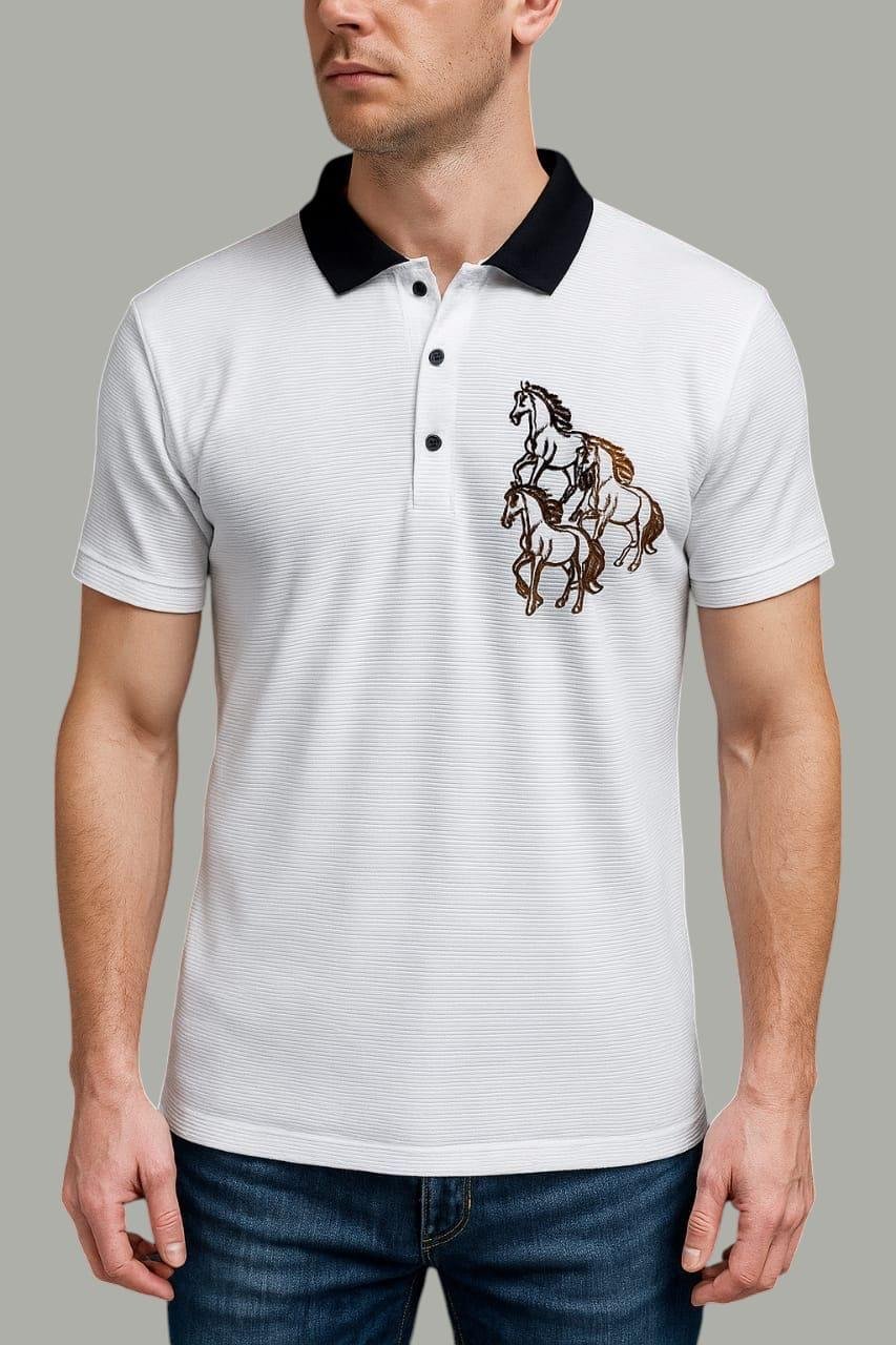 Men's Stylish Polo T-Shirt – Premium Cotton Comfort & Smart Look - Image 4