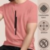 Stylish Salmon Pink T-Shirt